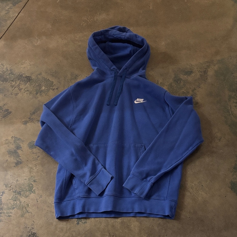 Nike Men's Royal Blue Hoodie